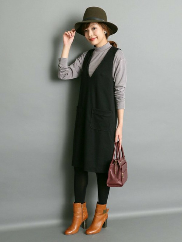 大人女子が着こなすジャンパースカートコーデ特集 Folk