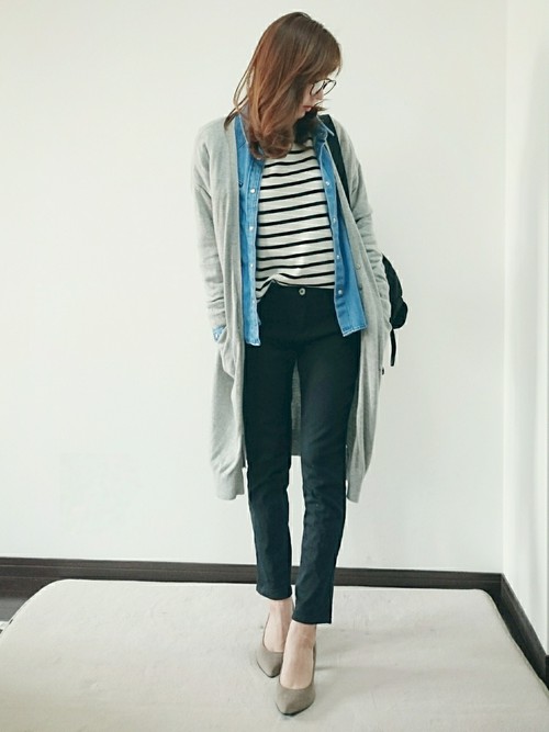 シャツコーデ15選 シンプルだけれど女っぽい春の大人女性スタイル Folk