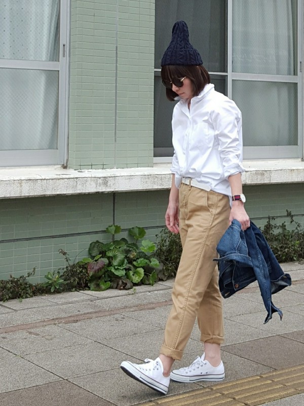 ボーイッシュになり過ぎない ロールアップ で女子力アップなパンツスタイル特集 Folk