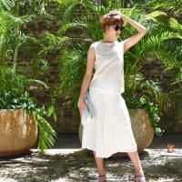 今年も楽しみたいオールホワイトコーデで爽やかな夏スタイル♪