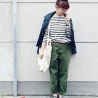 秋のきれいめボーダー♪ボーダーのトップスをつかった大人コーデ集☆