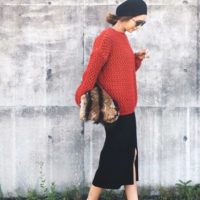 美脚効果大！タイトスカートで作る大人のカジュアルスタイルをご紹介