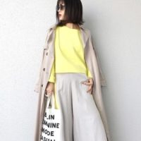 トレンチコートを更新しよう！ファッショニスタが選んだのはこの形♡