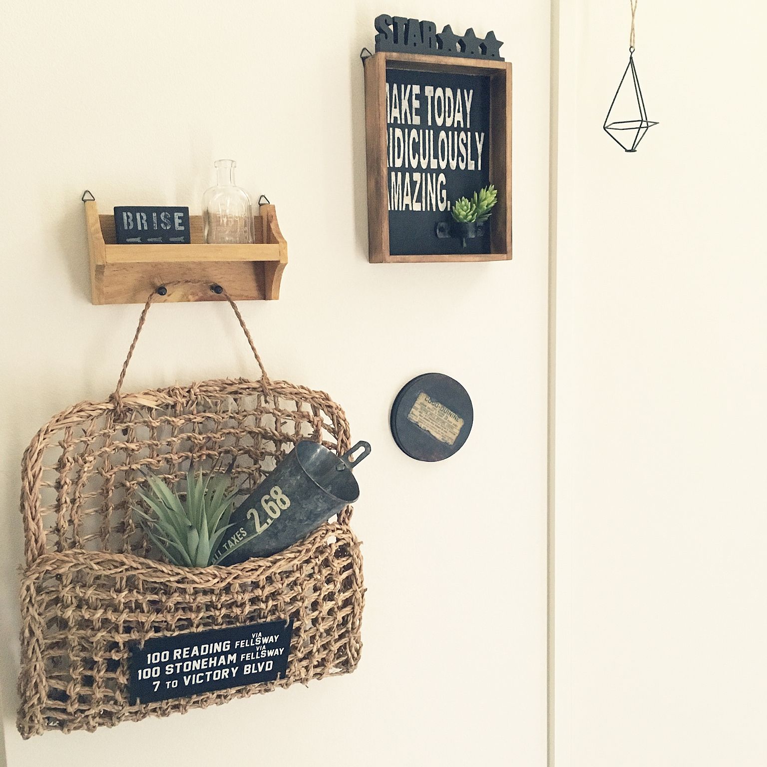 ナチュラルな味わいが素敵 ダイソーのシーグラスマットを使ったインテリア実例 Folk