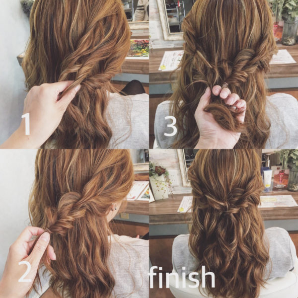 三つ編みアレンジ特集 大人女子に似合うフェミニンなヘアアレンジ実例集 Folk