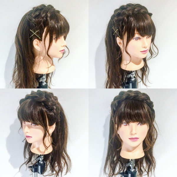 三つ編みアレンジ特集 大人女子に似合うフェミニンなヘアアレンジ実例集 Folk