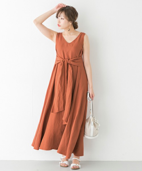 この夏は 超ロング丈 ワンピで こなれ大人女子コーデを作ろう Folk