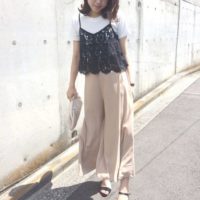 GUのパラッツォパンツはカラバリ豊富でお洒落！夏のコーデのポイントに♡
