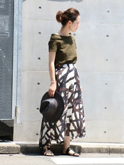 キレイ色も良いけれど ナチュラルシックなアースカラーを使った夏コーデ Folk