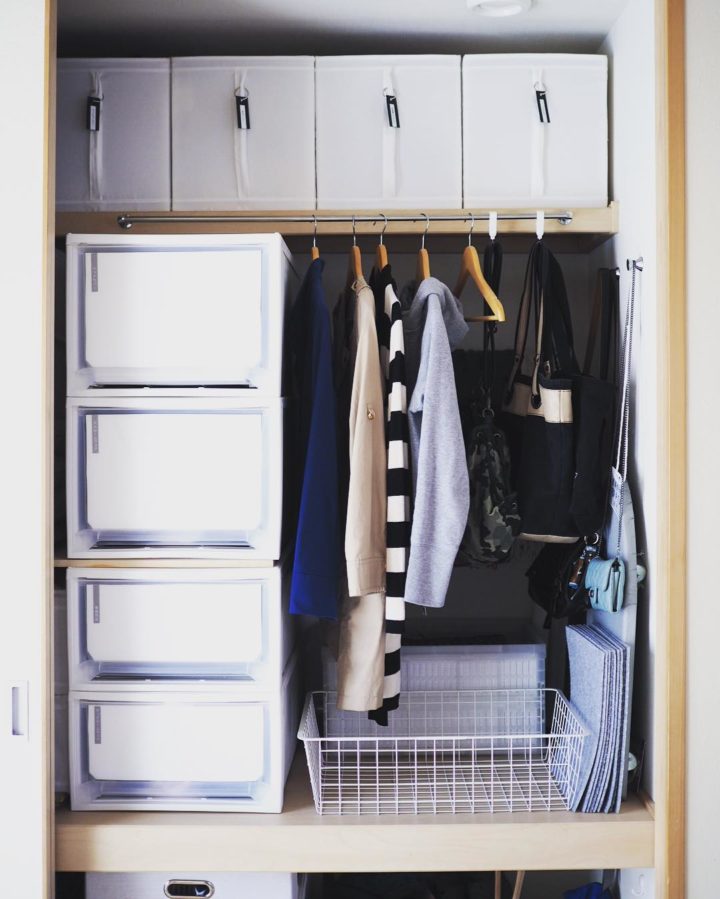 クローゼット収納アイディア50選 クローゼットを上手に活用している実例をご紹介 Folk