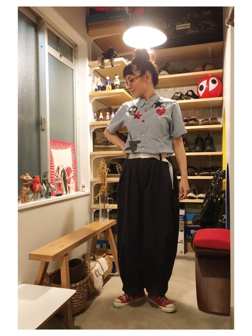 Harvesty のサーカスパンツ キュロットコーデ実例15選 バルーンシルエットでオシャレになろう Folk