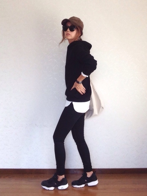 スタイルアップも叶う カジュアルコーデもきれいめコーデも黒スキニーにお任せ Folk