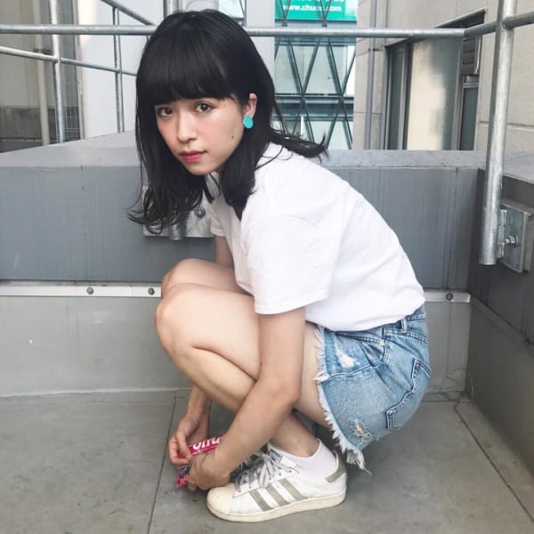 面長さんにオススメ前髪８８