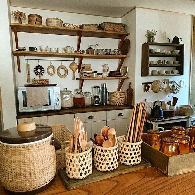 編みカゴを素敵に取り入れて味のある豊な生活を送ろう Folk