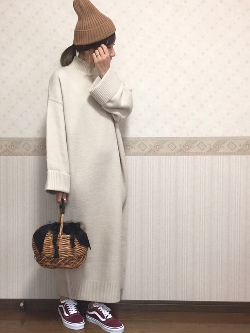 すとんとしたシルエットがかわいい 大人のナチュラルワンピーススタイル15選 Folk