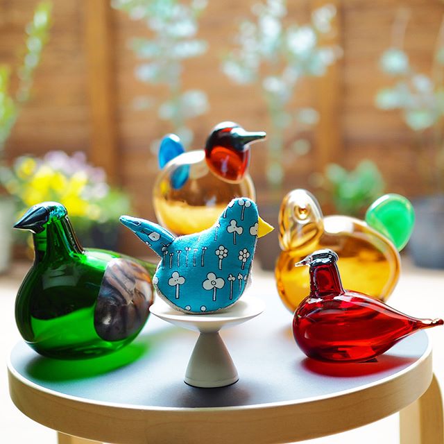 美品 イッタラ バード iittala オイバトイッカ ガラス オブジェ 置物 ...