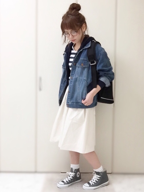 ユニクロ のカーディガン パーカーで作る 大人女子の褒められ春コーデ Folk