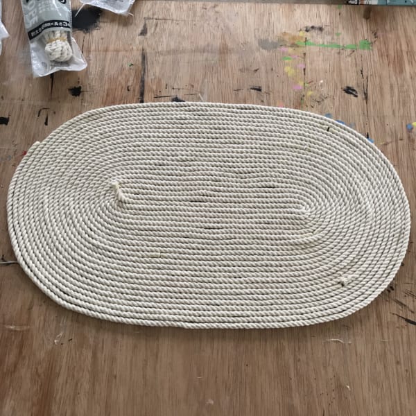 連載 セリアのロープでフレンチなマットをdiy Folk