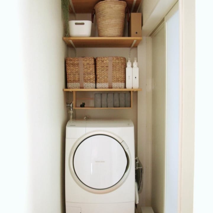 洗濯機の上も賢く活用しよう 暮らし上手さんの収納アイディアをまとめました Folk