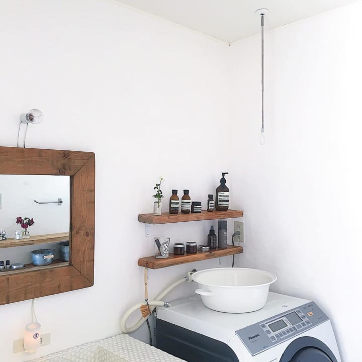 洗濯機の上も賢く活用しよう 暮らし上手さんの収納アイディアをまとめました Folk