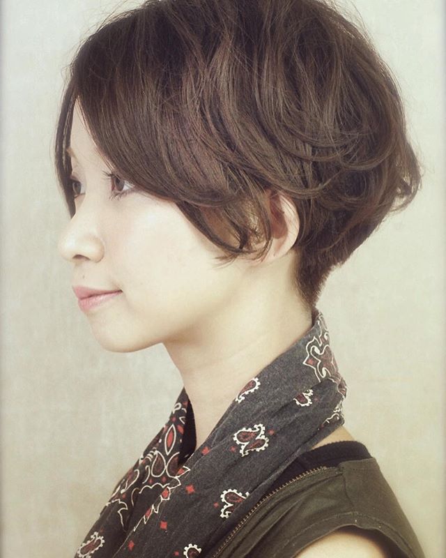 パーマヘアショート