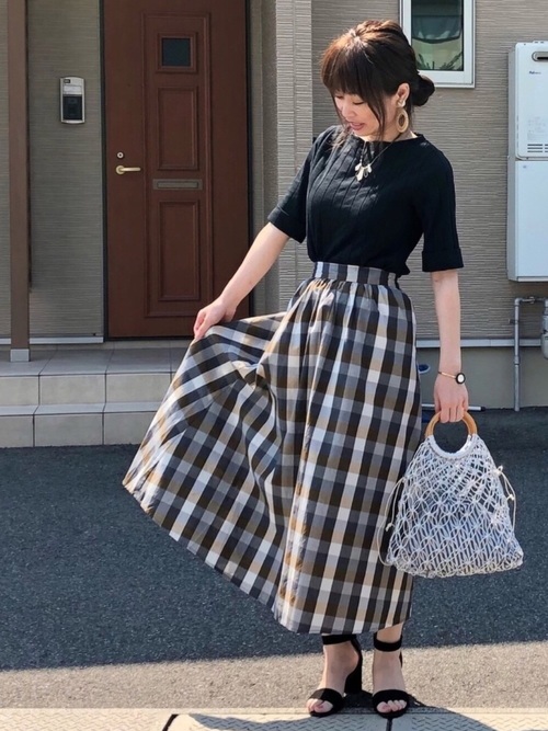 高見えすると話題に Gu のチェック柄アイテムを使った夏コーデ15選 Folk