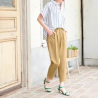 パンツスタイルはヒールで上品に見せる♡パンツ×ヒールの大人コーデ