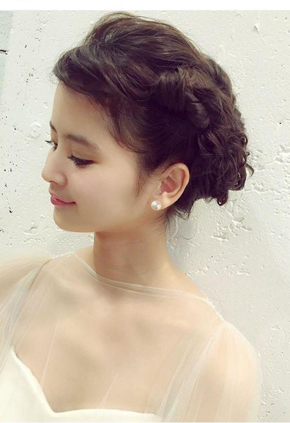 花嫁 髪型 清楚