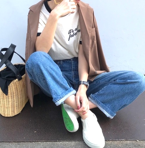 脱ぎ履き楽ちん スリッポン で作る夏のリラックススタイル Folk