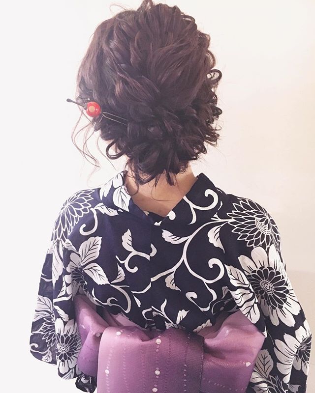 浴衣ヘアアレンジ特集 長さ別にご紹介します Folk