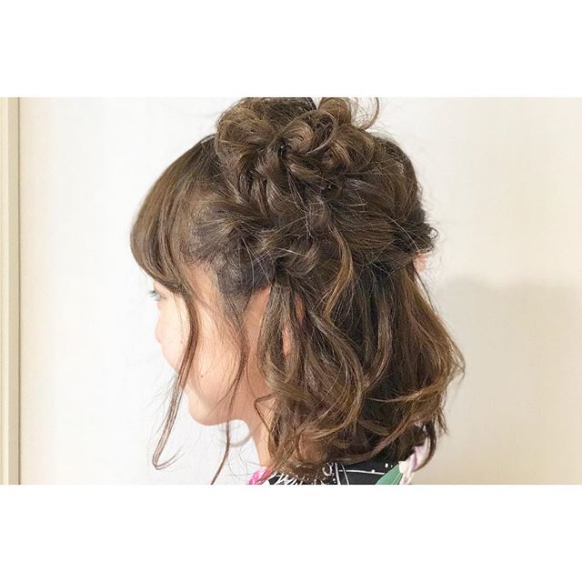 浴衣ヘアアレンジ特集 長さ別にご紹介します Folk