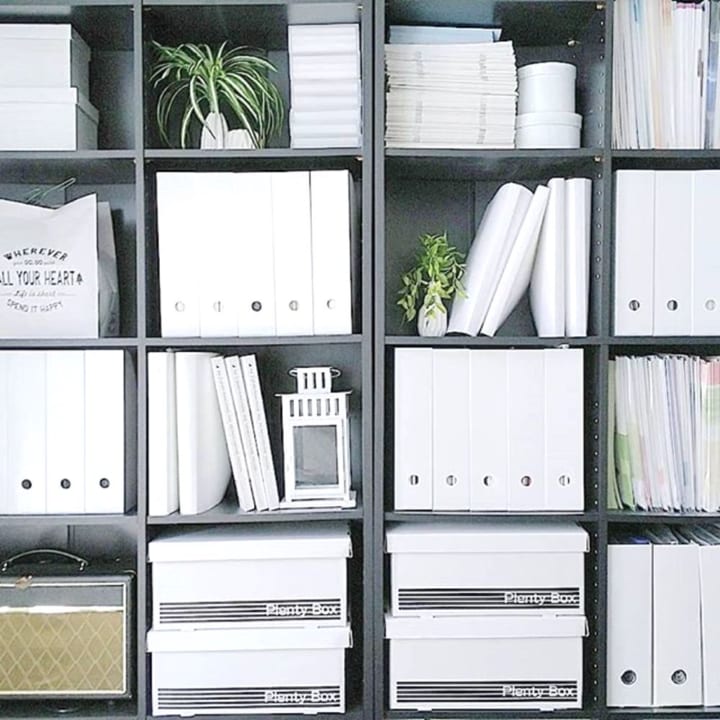 すっきりオシャレに収納 Ikea 無印 100均 ニトリ のファイルボックスが便利すぎる Folk