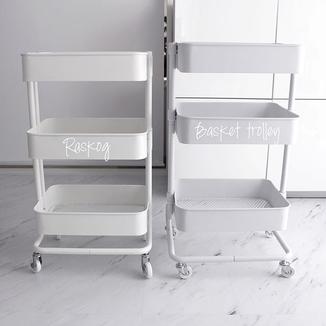 コロコロ移動が便利 オシャレで実用的な キャスター付きワゴン の収納アイデア Folk