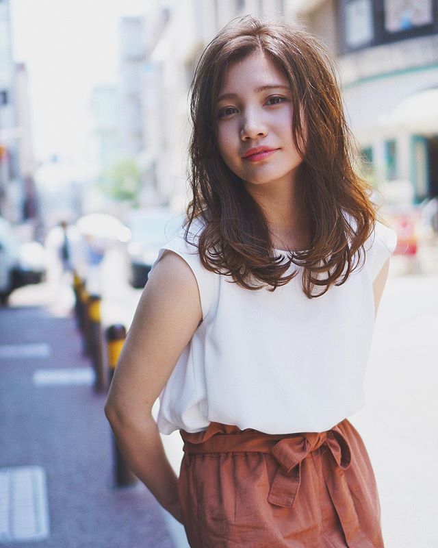 色っぽ長めバング 大人女子におすすめのヘアスタイル Folk