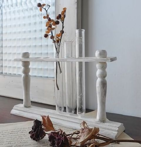 グリーン ドライフラワー 試験管を使ったディスプレイアイデア特集 Folk