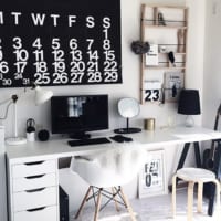 大きいデスクトップパソコンもスッキリ見える Pc周りのインテリア実例8選 Folk