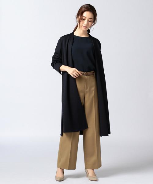 SOFT WOOL JERSEY ロングカーディガン