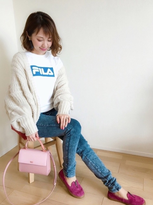 FILA/フィラ 別注ロゴデザイン トレーナー