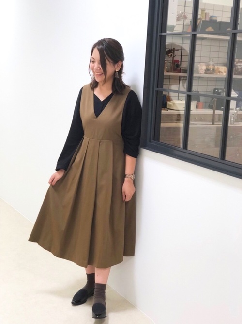 異素材ローファー
