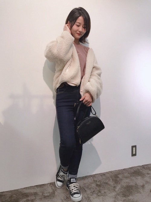 Newボアブルゾン
