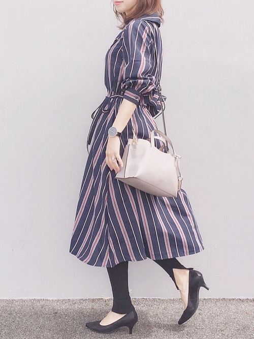 ワッフルスリットレギンスパンツ