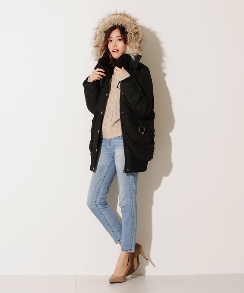 「Social GIRL」のシャーリングモッズコート