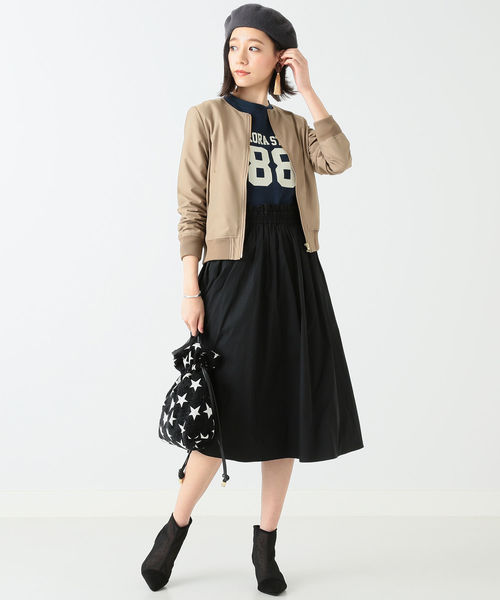 ビーミング by ビームス / ノーカラージップ ブルゾン 18AW