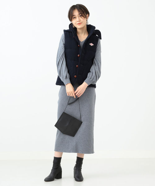 DANTON × Ray BEAMS / 別注 モッサダウン ベスト
