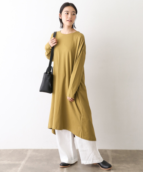 ORGANIC COTTON天竺ワンピース