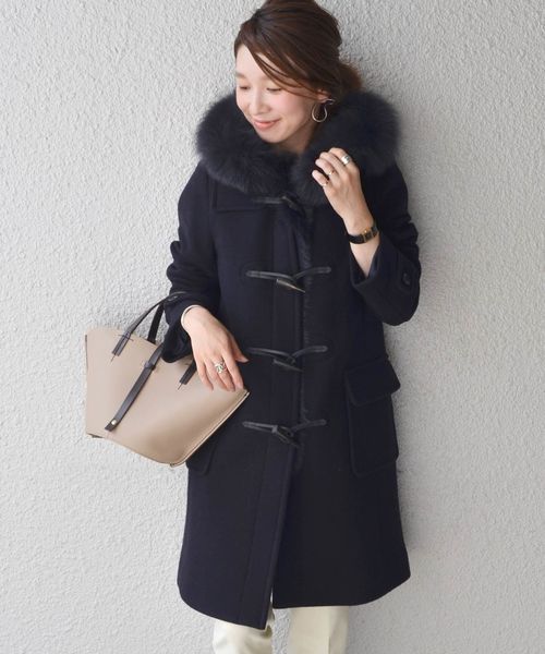 ファーダッフルコート