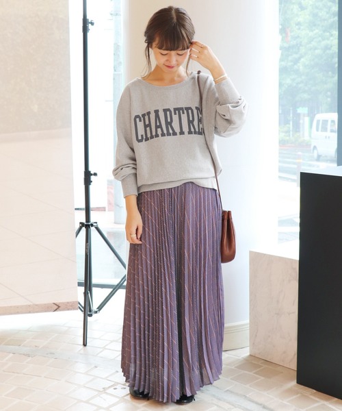 チェックプリーツスカート