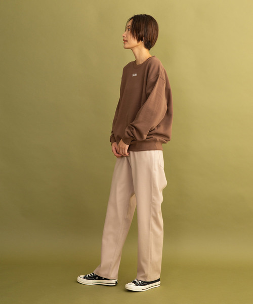 ビッグシルエットロゴスウェット