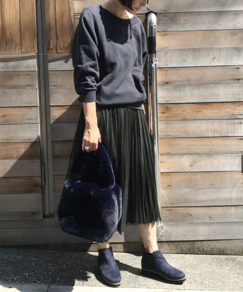 裏毛ビックシルエットプルオーバー