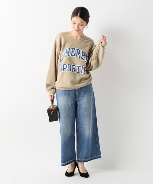 ワイドデニムパンツ
